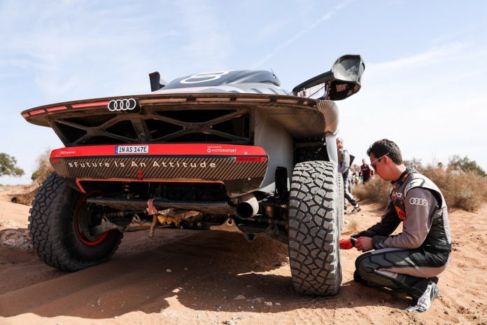 Audi RS8 e-tron Rallye du Maroc 2023/Emil Bergkvist