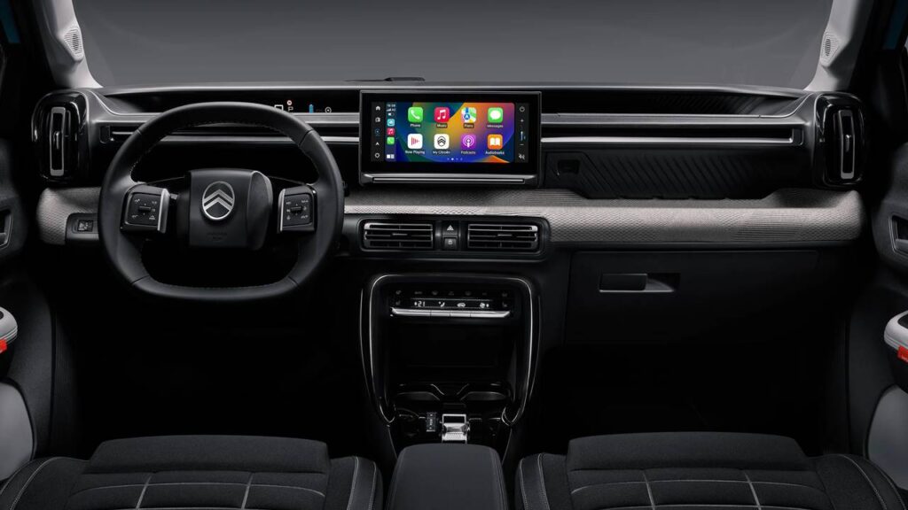 Kokpit Citroen e-C3. Foto: materiały prasowe producenta