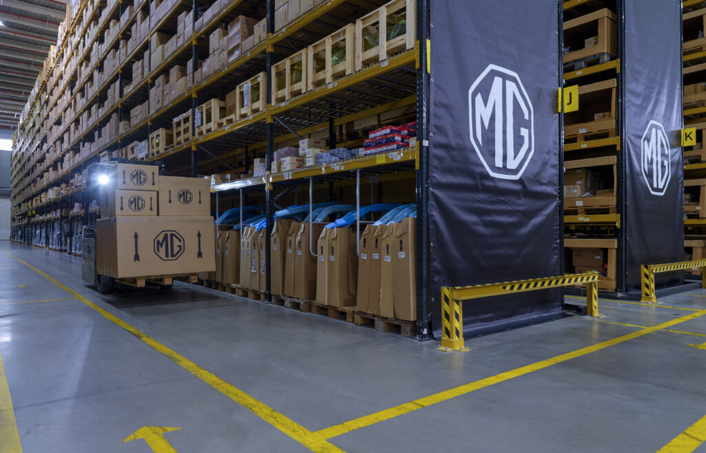 Centrum części zamiennych MG Motor w Hiszpanii. Foto: materiały prasowe producenta