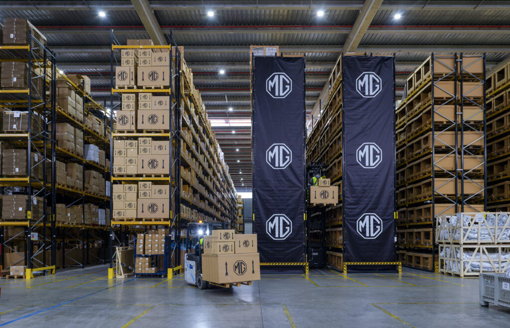 Centrum części zamiennych MG Motor w Hiszpanii. Foto: materiały prasowe producenta