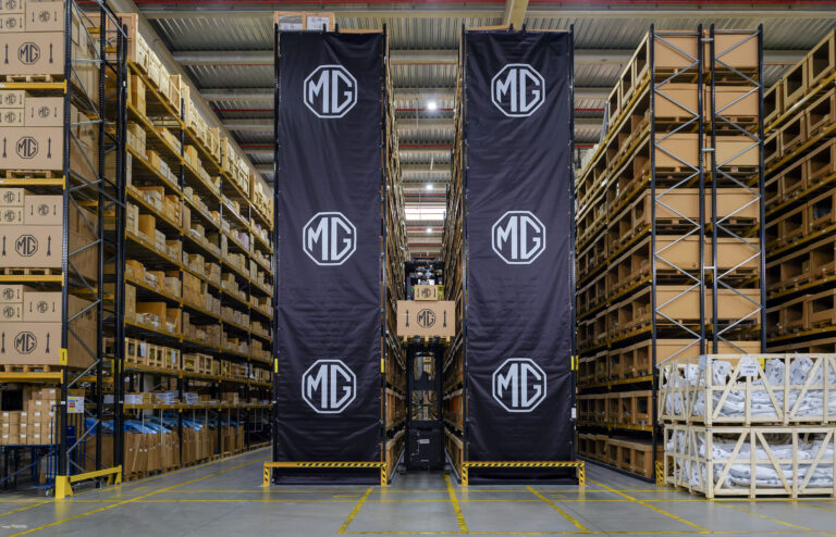 Centrum części zamiennych MG Motor w Hiszpanii. Foto: materiały prasowe producenta