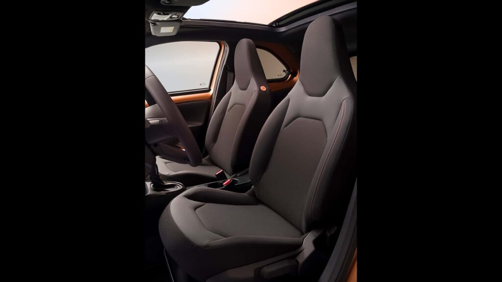 Fotele Toyota Aygo X. Foto: materiały prasowe producenta