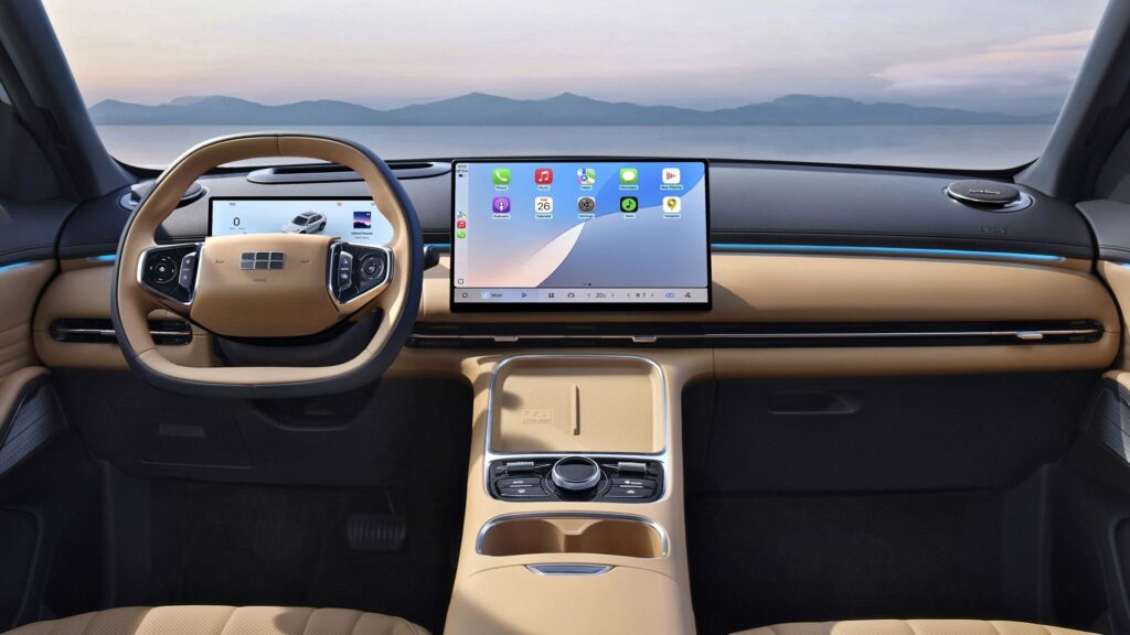 Kokpit Geely Starray EM-i. Foto: materiały prasowe producenta