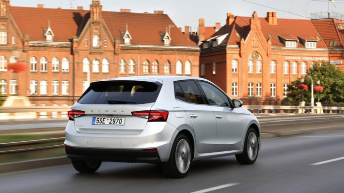 Skoda Fabia 2026 - auto w ruchu. Foto: materiały prasowe producenta