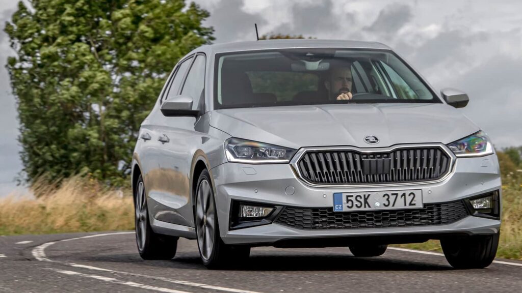 Skoda Fabia 2026 - auto w ruchu. Foto: materiały prasowe producenta