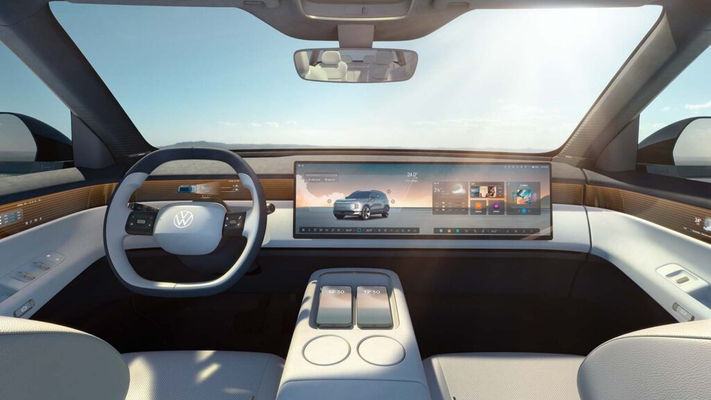 Kokpit Volkswagen ID. ERA 9X 2026. Foto: materiały prasowe producenta