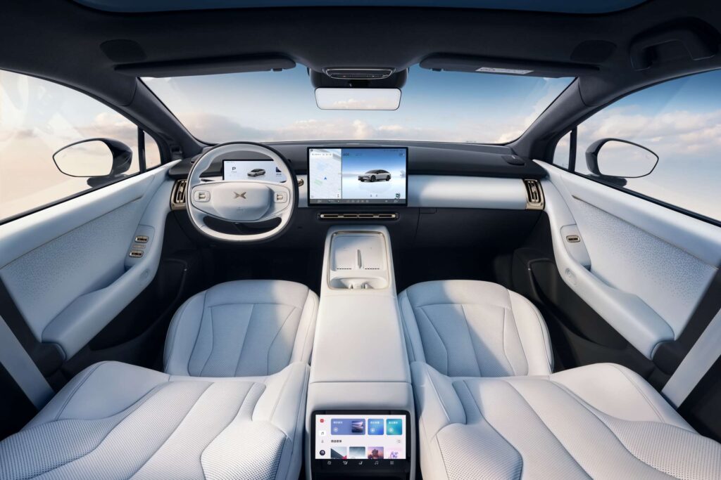 Wnętrze Xpeng P7+ 2026. Foto: materiały prasowe producenta