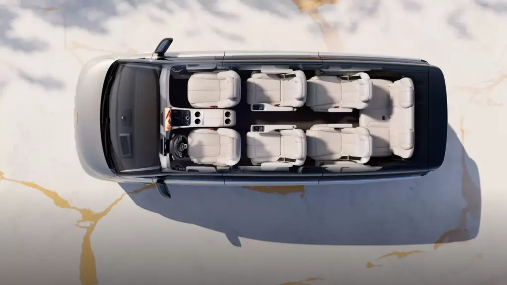 Układ siedzeń w Geely Galaxy V900. Foto: materiały prasowe producenta