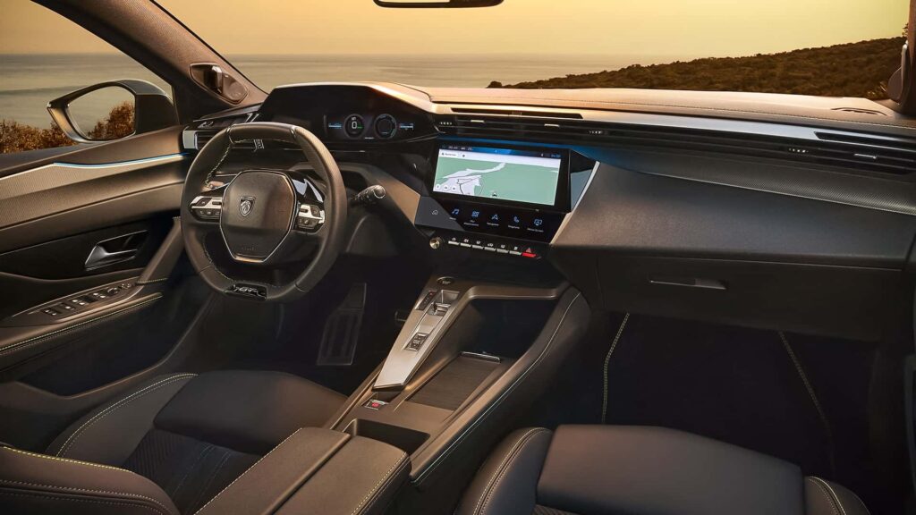 Kokpit Peugeot 408 2026. Foto: materiały prasowe producenta