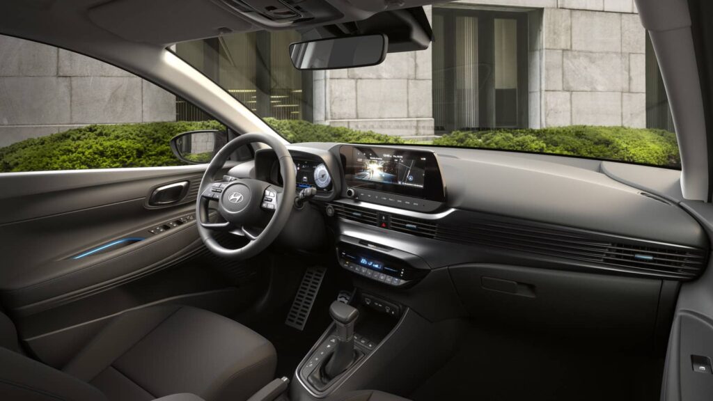 Kokpit Hyundai Bayon 2026. Foto: materiały prasowe producenta