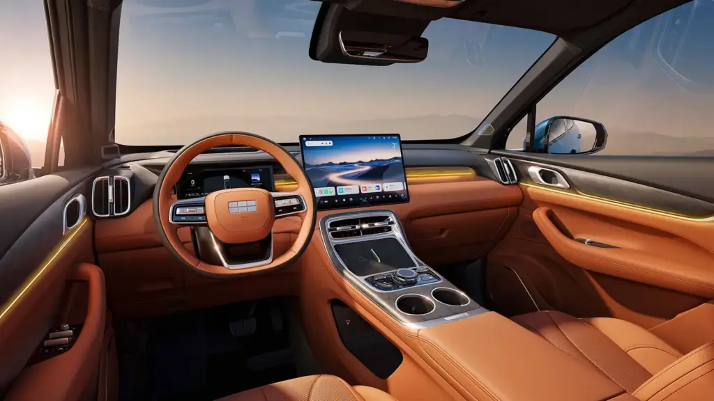 Wnętrze Geely Galaxy M7 2026. Foto: materiały prasowe producenta