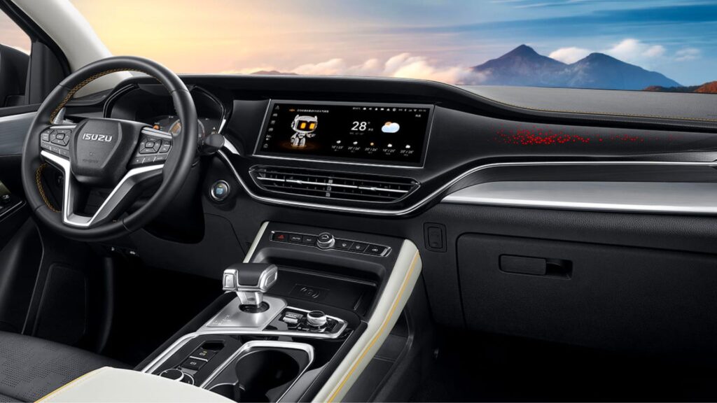 Kokpit Isuzu D-max 2026. Foto: materiały prasowe producenta