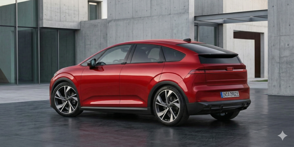 Audi A2 e-tron 2026. Grafika wygenerowana przez AI