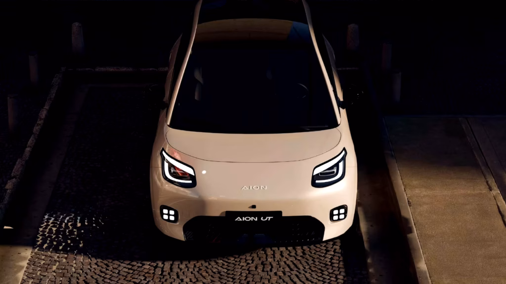 GAC AION UT - widok z przodu. Foto: materiały prasowe producenta