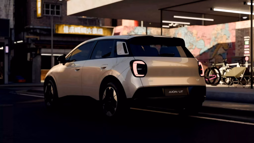GAC AION UT - widok z tyłu. Foto: materiały prasowe producenta