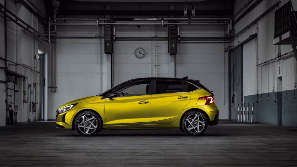 Hyundai i20 widok z boku. Foto: materiały prasowe producenta