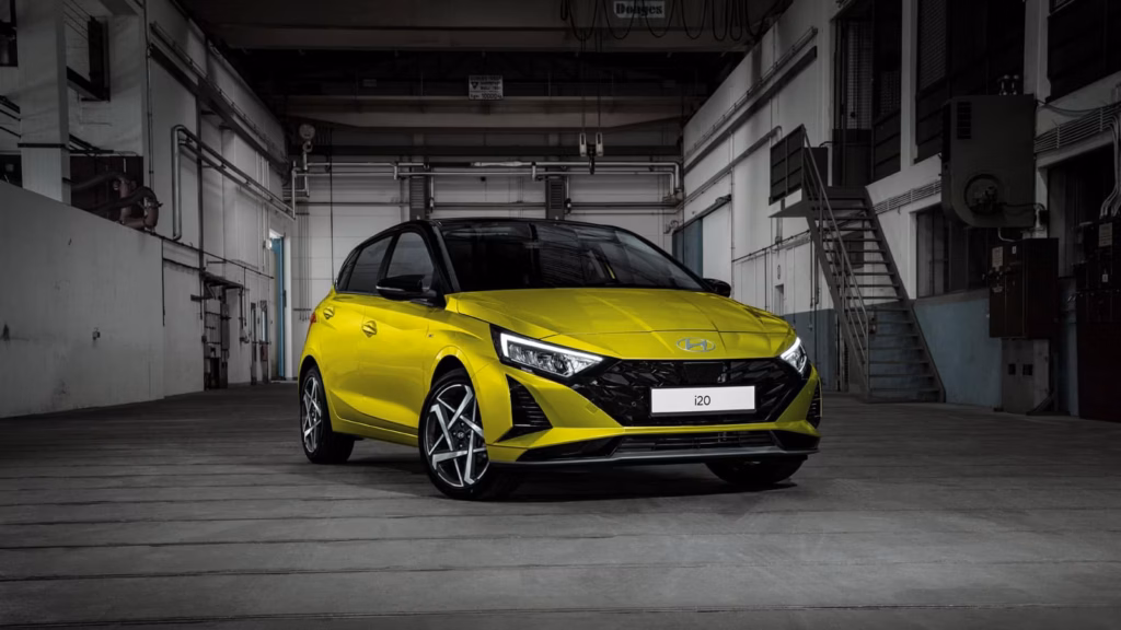 Hyundai i20 widok z przodu. Foto: materiały prasowe producenta