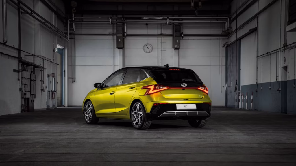 Hyundai i20 widok z tyłu. Foto: materiały prasowe producenta