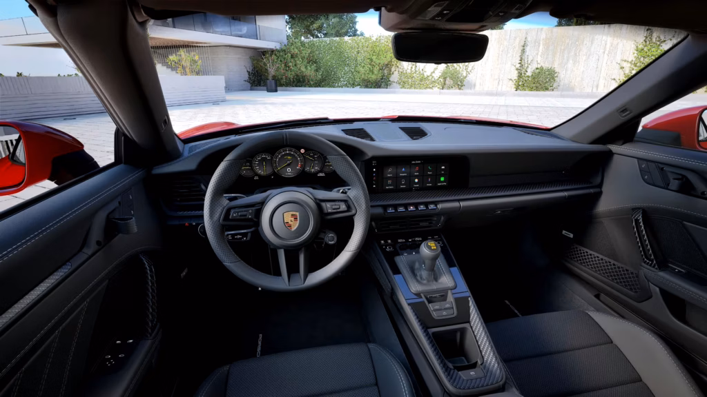 Kokpit Porsche 911 GT3 S/C. Foto: materiały prasowe producenta