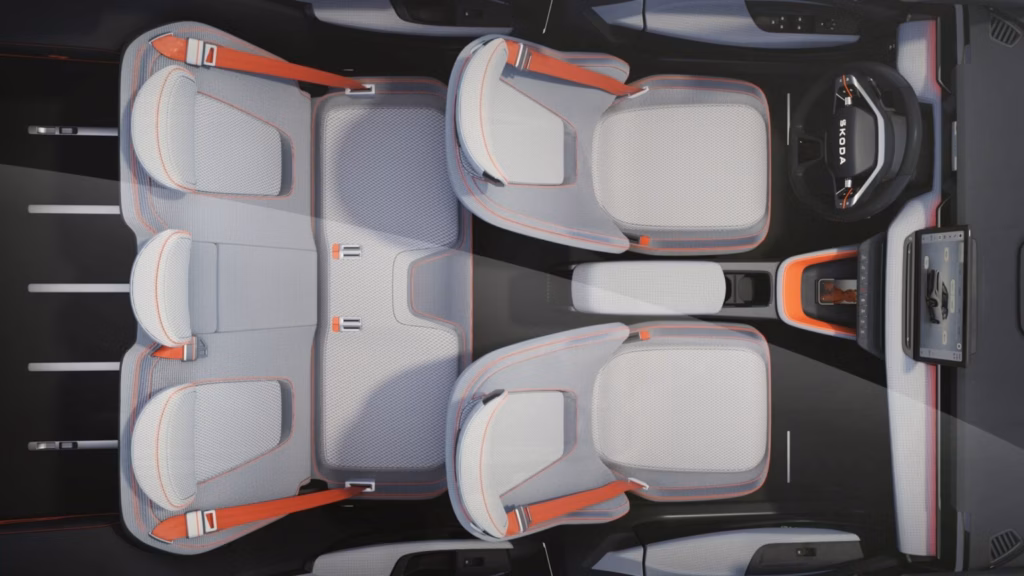 Skoda Epiq - układ siedzeń w kabinie. Foto: materiały prasowe producenta