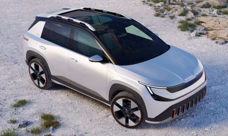 Skoda Epiq - widok auta z przodu. Foto: materiały prasowe producenta