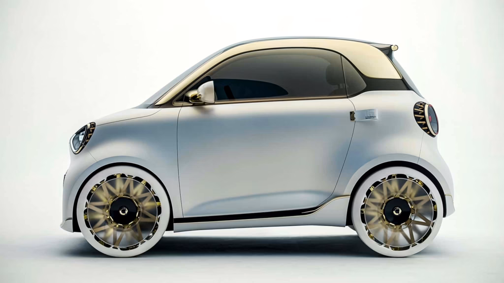 Smart Concept 2 - nowy Smart Fortwo. Widok z boku. Foto: materiały prasowe producenta