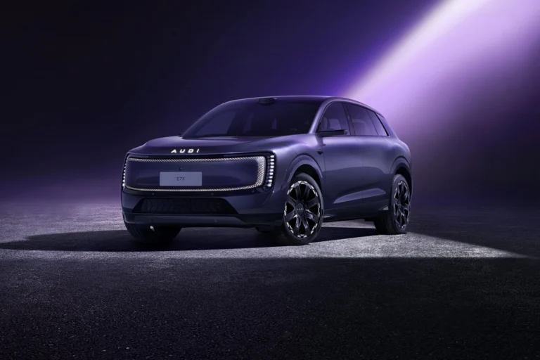 AUDI E7X 2026 jako elektryczny SUV premium opracowany przez Audi i SAIC dla rynku chińskiego