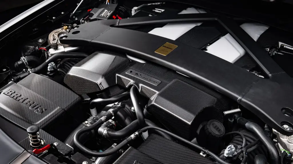 Silnik V12 twin-turbo w Brabus Bodo o mocy 1000 KM i momencie 1200 Nm