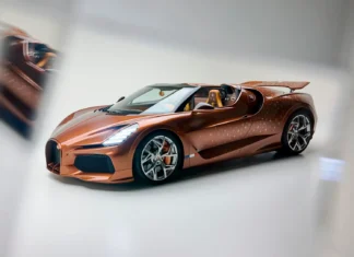 Bugatti W16 Mistral Le Retour du Jeune Prince. Roadster dla jednego klienta Bugatti W16 Mistral Le Retour du Jeune Prince jako jednorazowy roadster Sur Mesure