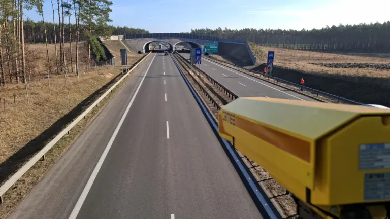 Odcinkowy pomiar prędkości CANARD na odcinku A6 Szczecin–Rzęśnica.