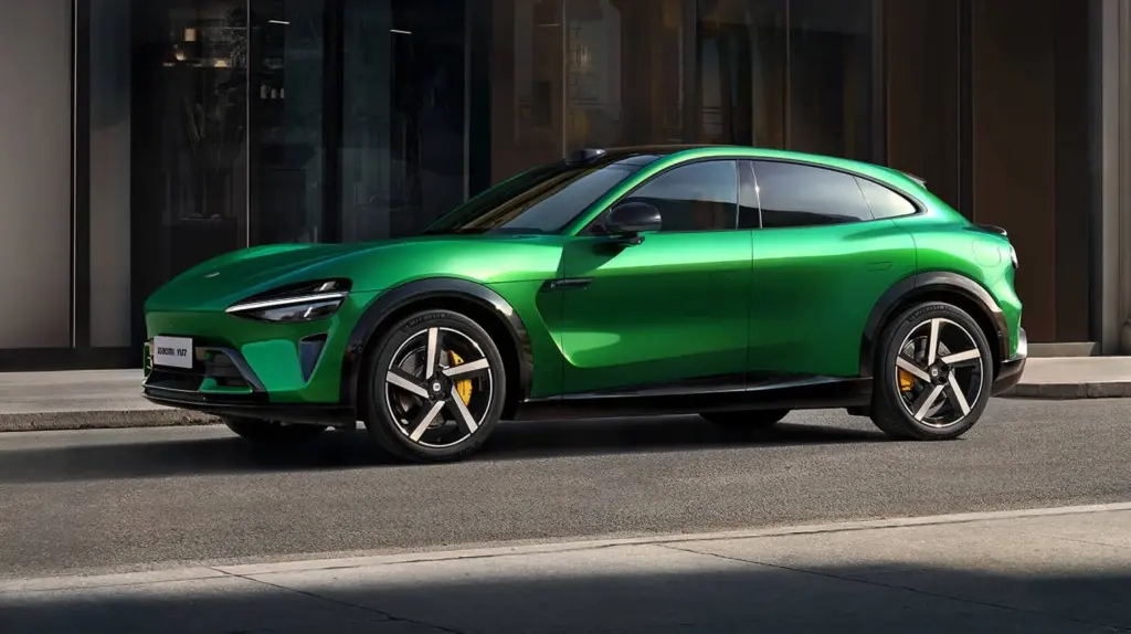 Zielony Xiaomi YU7 jako elektryczny SUV mogący trafić do Europy w 2027 roku