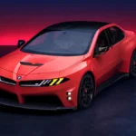 BMW M Concept Neue Klasse z przodu jako zapowiedź elektrycznego BMW M