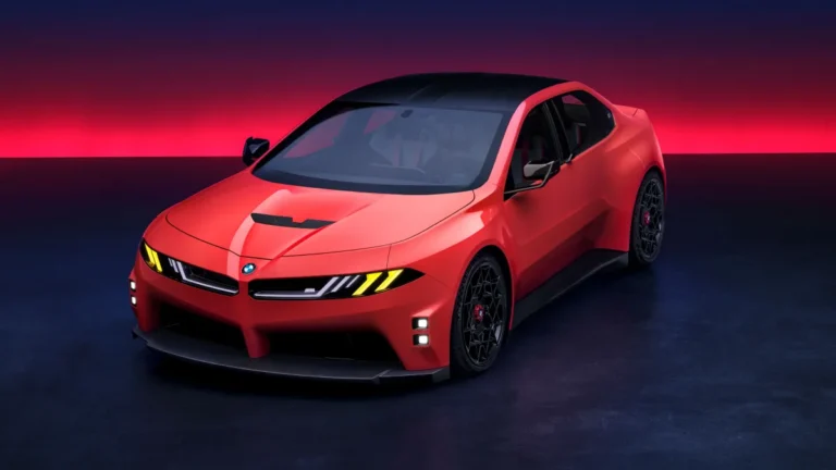 BMW M Concept Neue Klasse z przodu jako zapowiedź elektrycznego BMW M