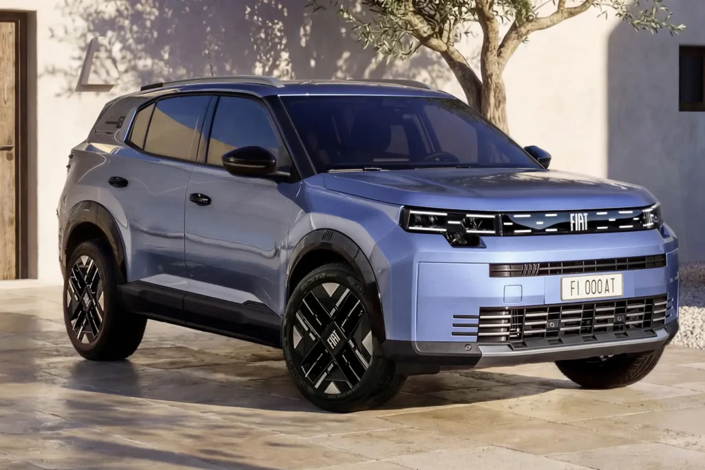Fiat Grizzly 2026 z przodu jako nowy rodzinny SUV marki Fiat