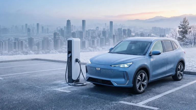 Geely E5 nowy SUV elektryczny w Polsce. Deklarowany zasięg 430 km