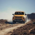 Toyota Hilux 2026 podczas jazdy w terenie