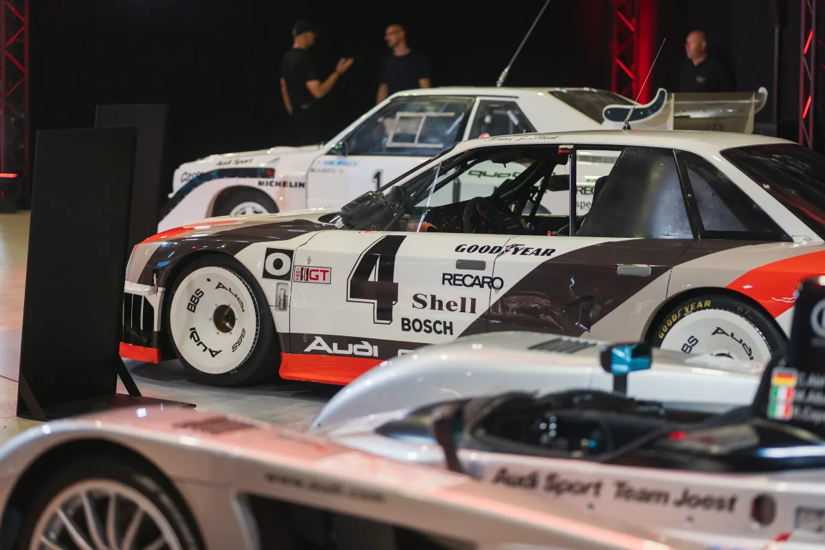 Audi 90 quattro IMSA GTO podczas Audi Sport Festiwalu w Warszawie