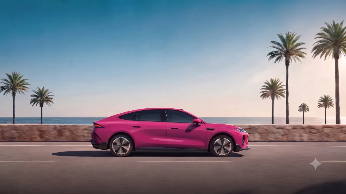 Chery Fulwin A9 podczas jazdy w ujęciu z profilu