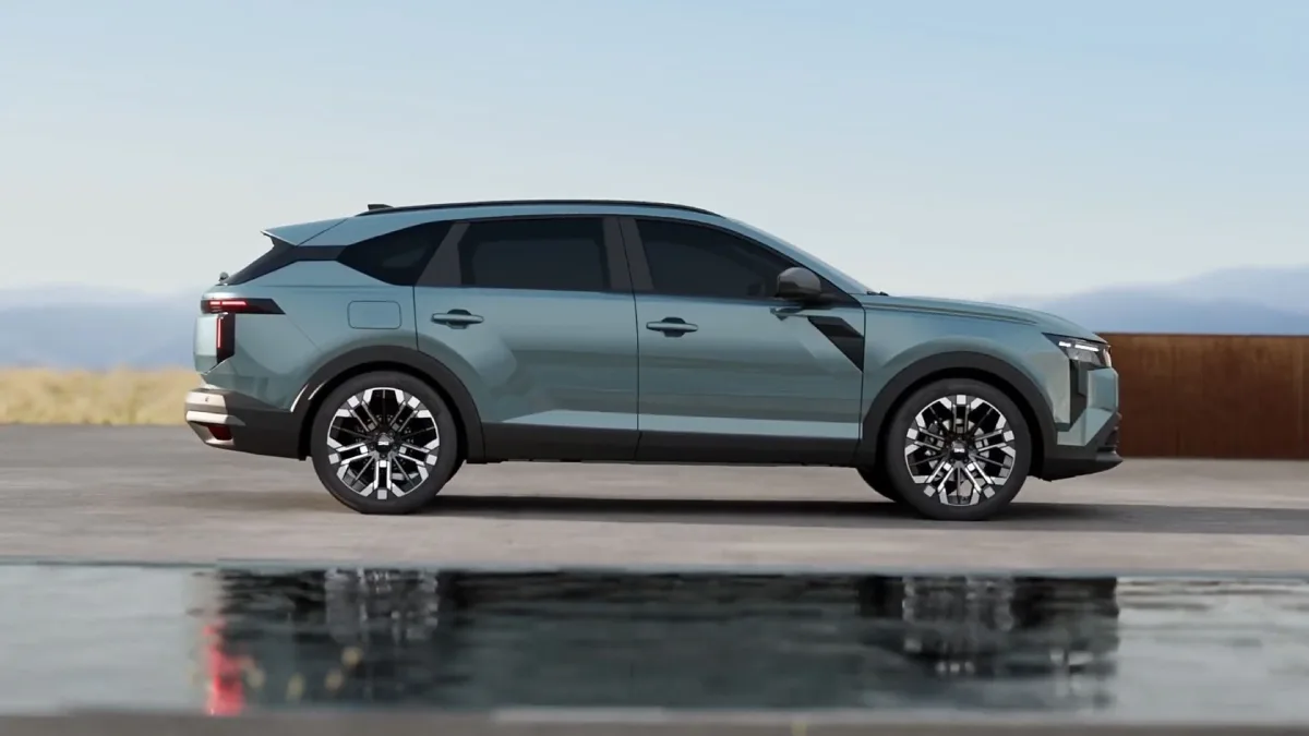 Dacia Striker 2027 pokazana z profilu