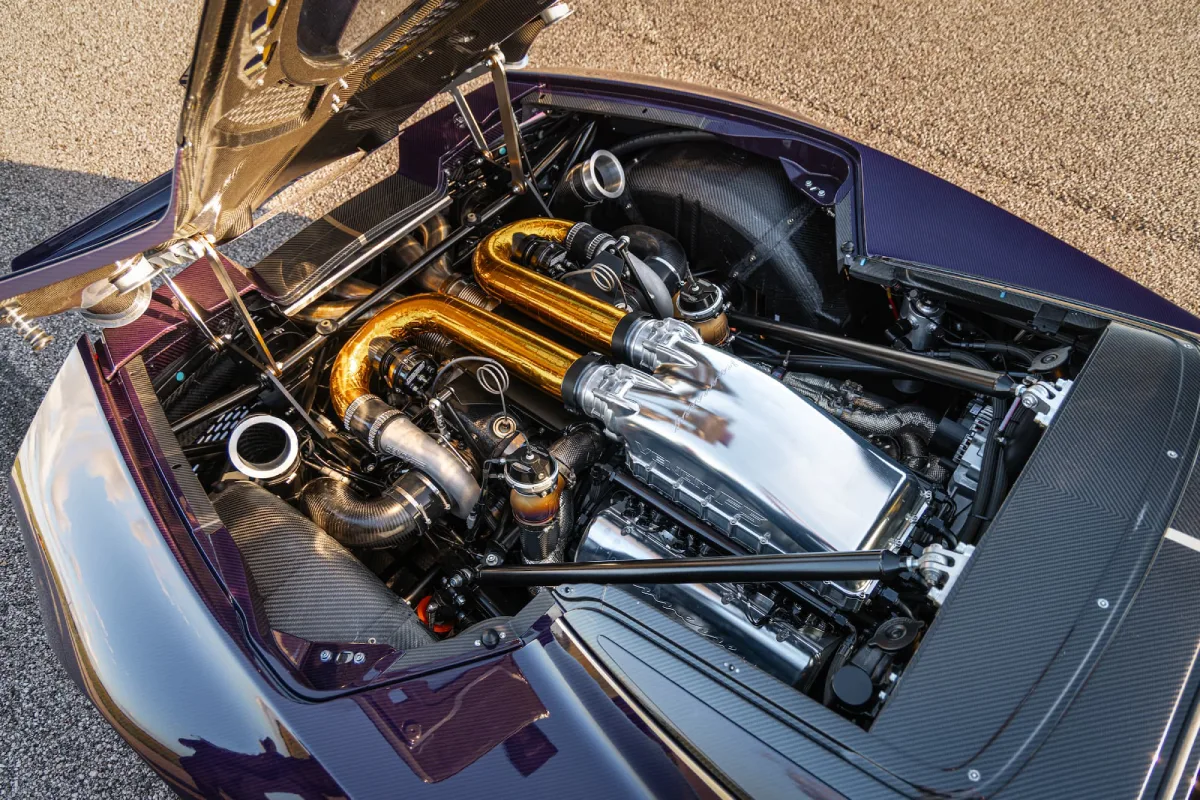 Silnik V8 Fury twin-turbo w Hennessey Venom F5-M Roadster