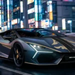 Lamborghini Revuelto Impavido z motywami inspirowanymi Bushido na ulicach Japonii