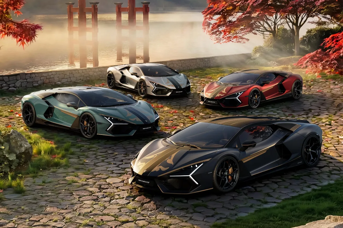 Cztery konfiguracje kolorystyczne Lamborghini Revuelto Impavido