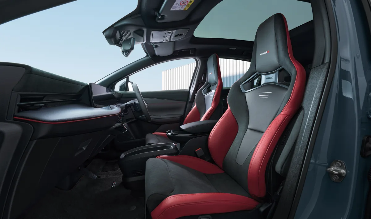 Sportowe fotele Recaro w Nissanie Leaf NISMO