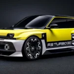 Renault 5 Turbo 3E z dwoma silnikami elektrycznymi umieszczonymi w tylnych kołach