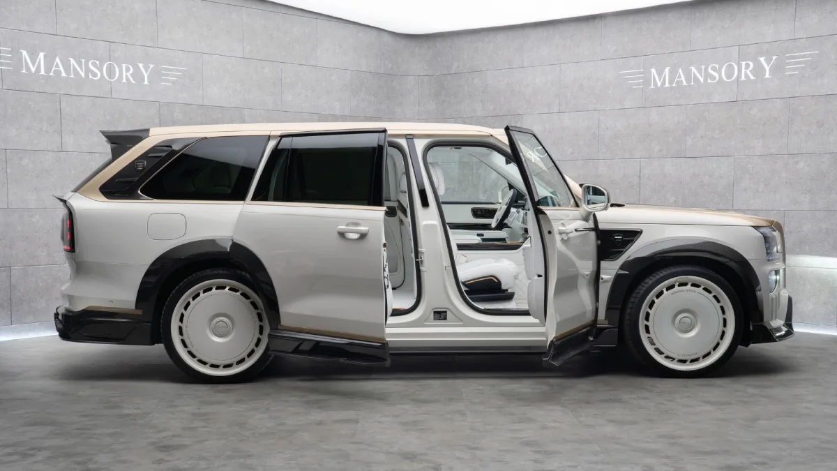 Zeekr 9X Mansory z tylnymi drzwiami otwieranymi pod wiatr