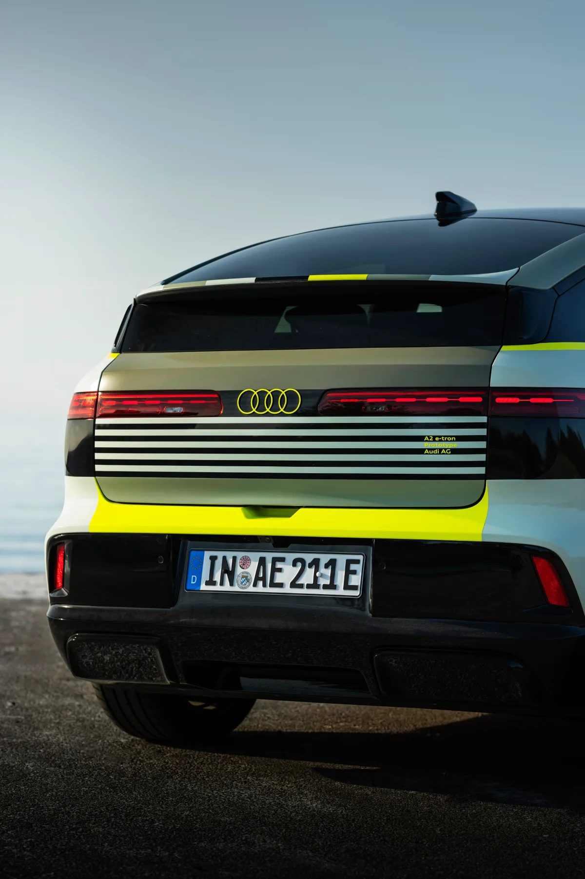 Tylna część prototypu Audi A2 e-tron