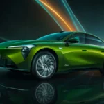 Buick Electra L7 EV elektryczna limuzyna w zielonym kolorze