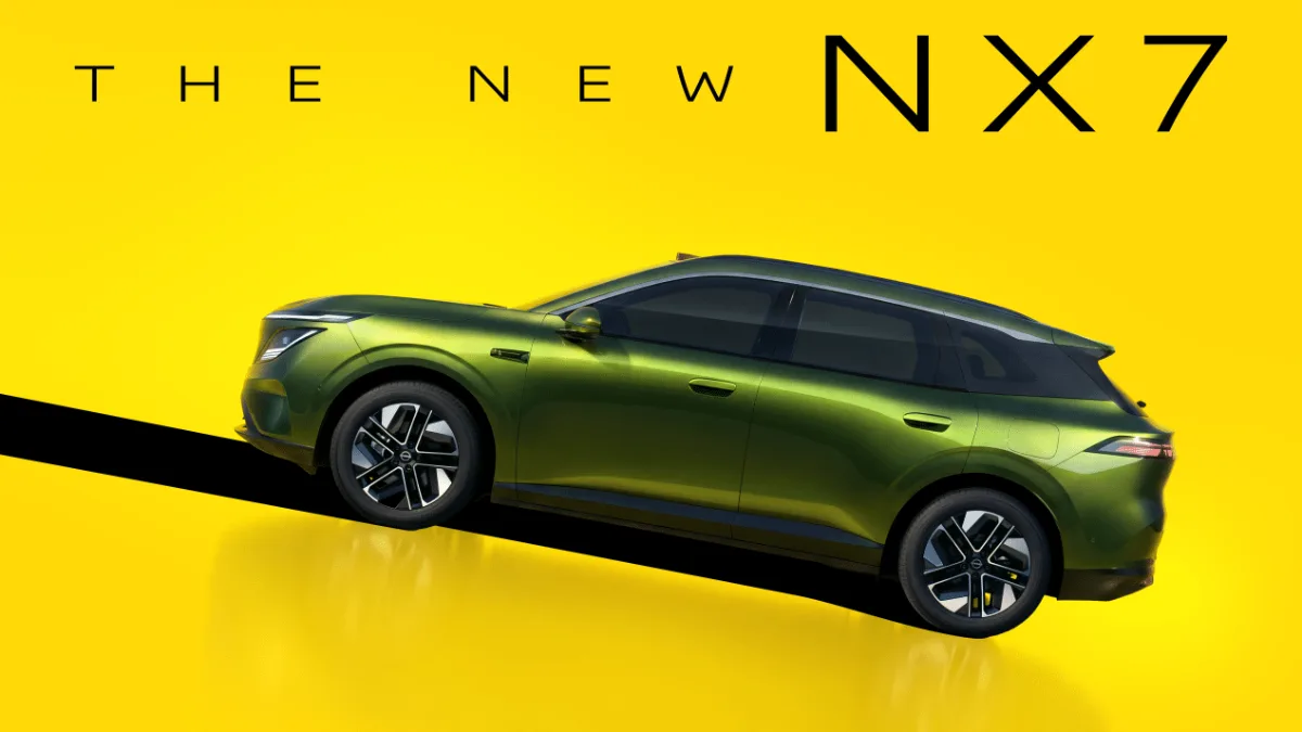Dongfeng Nissan NX7 pokazany z boku