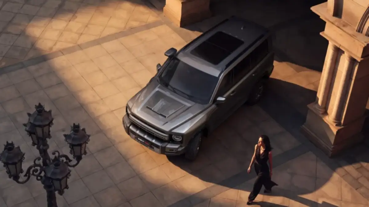 Haval H9 Li Hun Edition pokazany z przodu i z boku