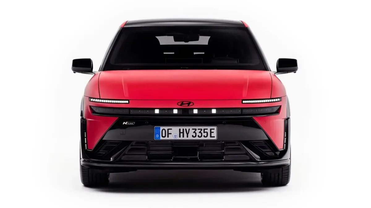 Hyundai IONIQ 3 N Line 2026 widziany od przodu